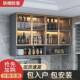 碗柜玻铝家璃门储物55柜架置物A12柜子墙上用合金收纳柜吊柜壁柜