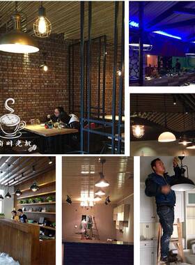 亚码逊工业风f吊灯ot复古铁l艺美式意乡村gg1007灯具餐桌创单头吊