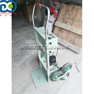 工德动欧爬楼机省折叠六轮-车上楼搬运装修电手拉爬楼车