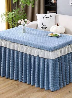 2025新款长方形烤火子桌罩加套绒加厚电取火F98TSJ77暖烤炉电炉茶