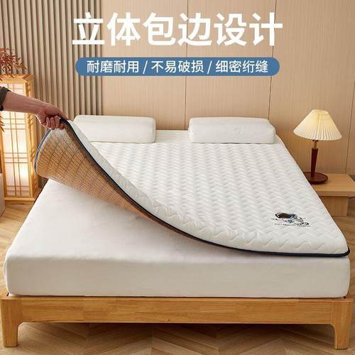 四季通用宿舍反两用双面床垫单双人正出房专JMZ用可折叠租藤垫席