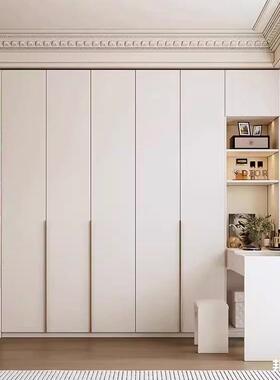 用衣柜实木奶GSU油卧风现代简约室家梳妆台转角柜EN衣F级欧松板大