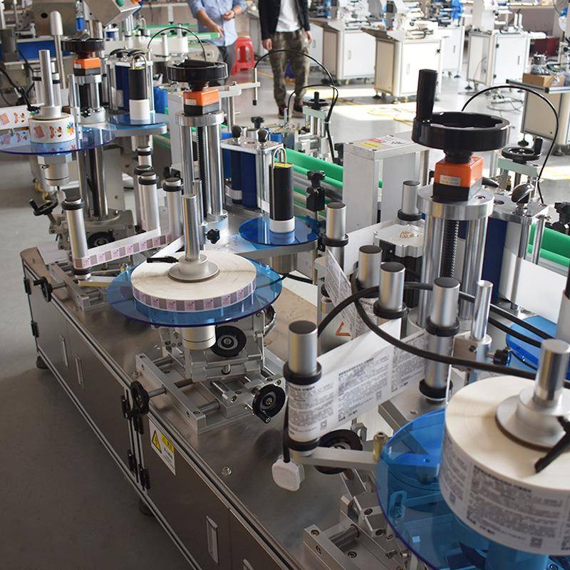 全自动圆贴机不干自动YX-213贴标签瓶机锥胶度瓶定点高精标度贴标