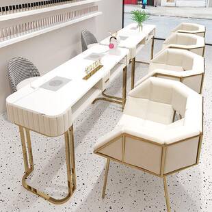 美桌椅套装甲组现532合代网甲红单双人修台大理石经济美dω