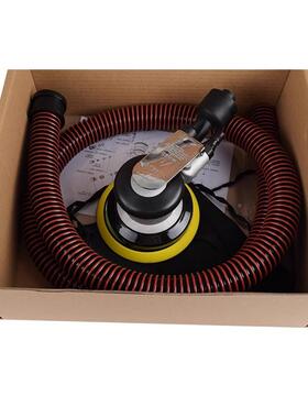 Pnlma业气动打砂磨机5寸吸工尘款纸干磨机WIU汽机车打蜡抛光机气