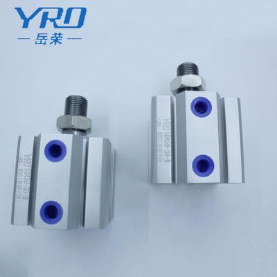 YRO岳荣气缸xsda63x2x0305x35x40x45x575x100薄型气866缸外牙SDAS