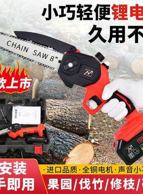 德国重马WCD锂电电锯电充提式电链锯外无线小型伐木单手锯户修手