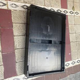 宁波防静折叠箱600m 310m注塑对折叠塑料箱电收周转YFT箱黑色 400