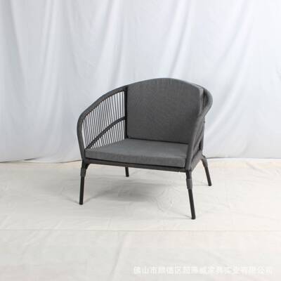 外休露闲单人沙发庭院台阳台休家闲客厅组合藤艺室外户藤29051编