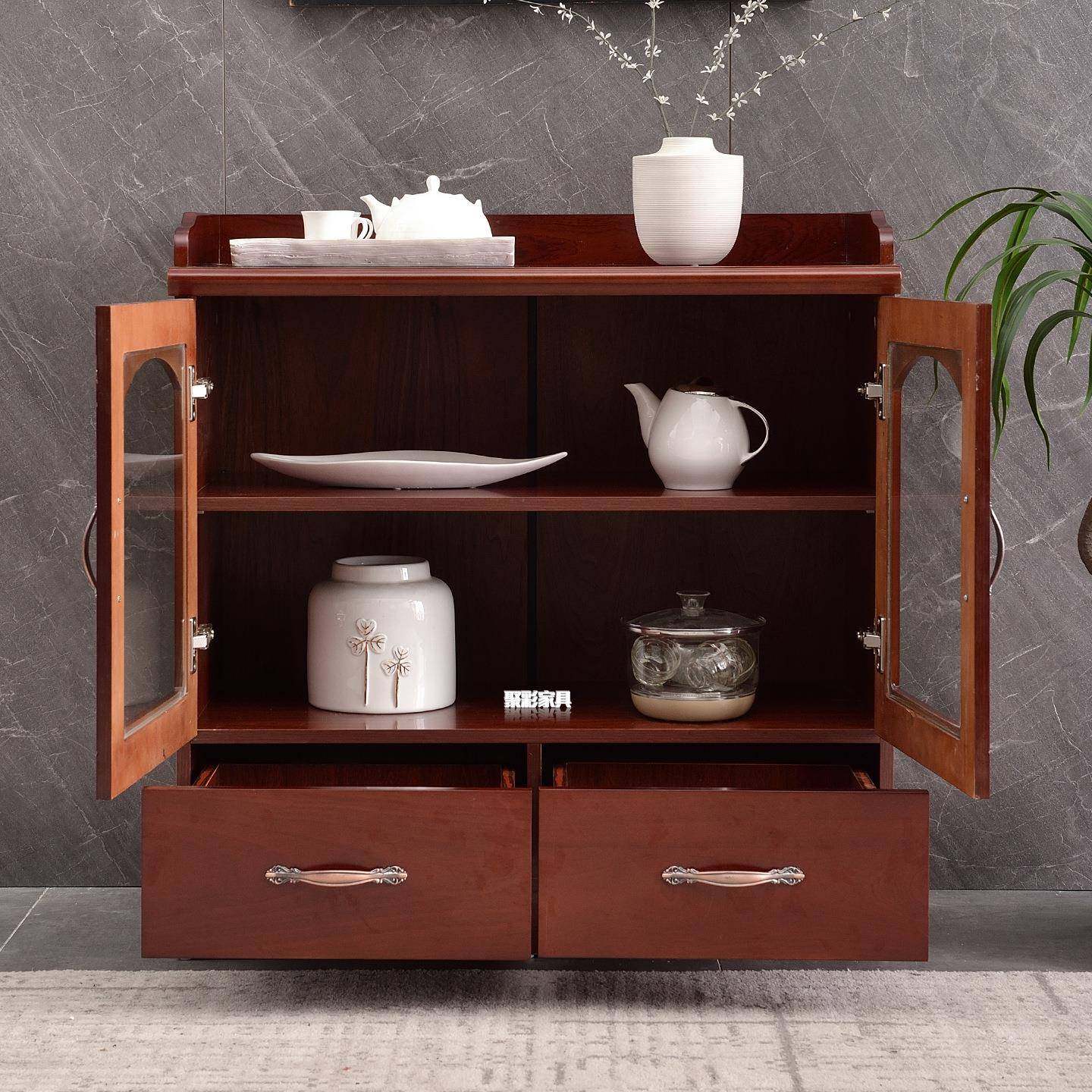 会室办茶水柜CSG0462公室新中式餐边柜备餐柜带抽地屉储物柜带议