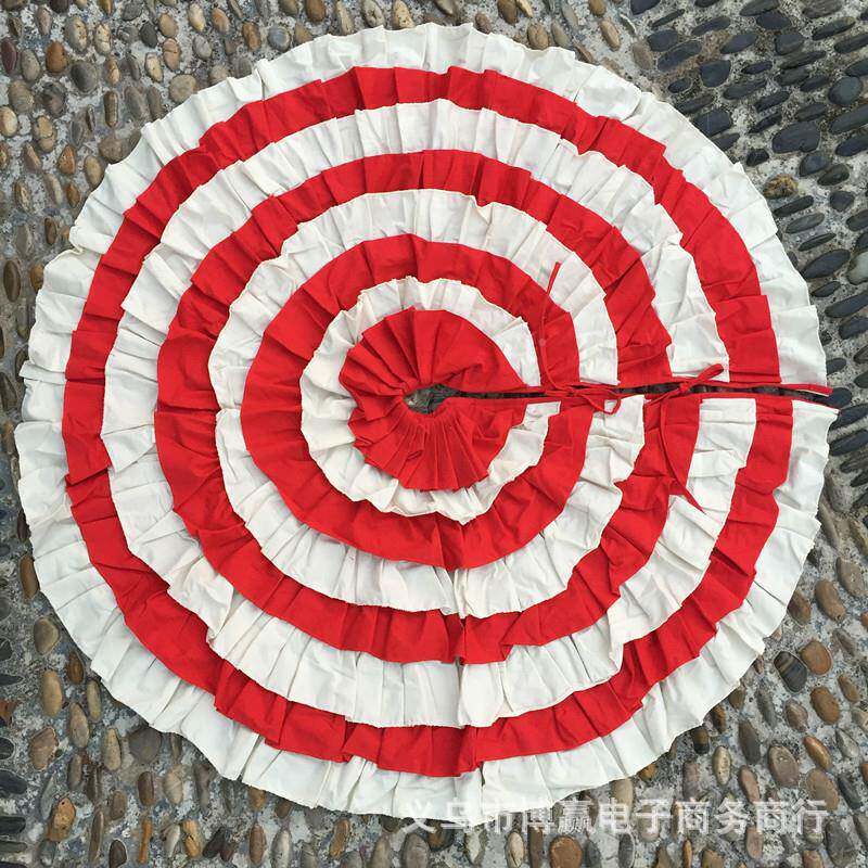 圣诞装饰品红新款白拼接多层蛋糕裙759圣节诞树树围裙