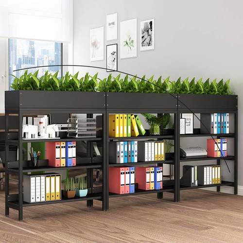 铁隔断艺置物办公室装饰架餐厅创落意架L-1411屏风花架地展示架子