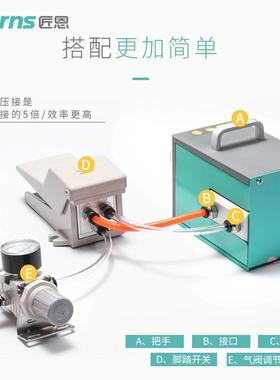 GNQ--9A0动压线钳端子压接机6120平气方YOZSC开口铜鼻子冷压线机