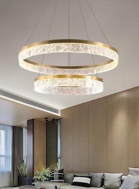 现代简约奢大气层设师计款厅客厅吊灯D7023别墅跃层大厅餐卧室多