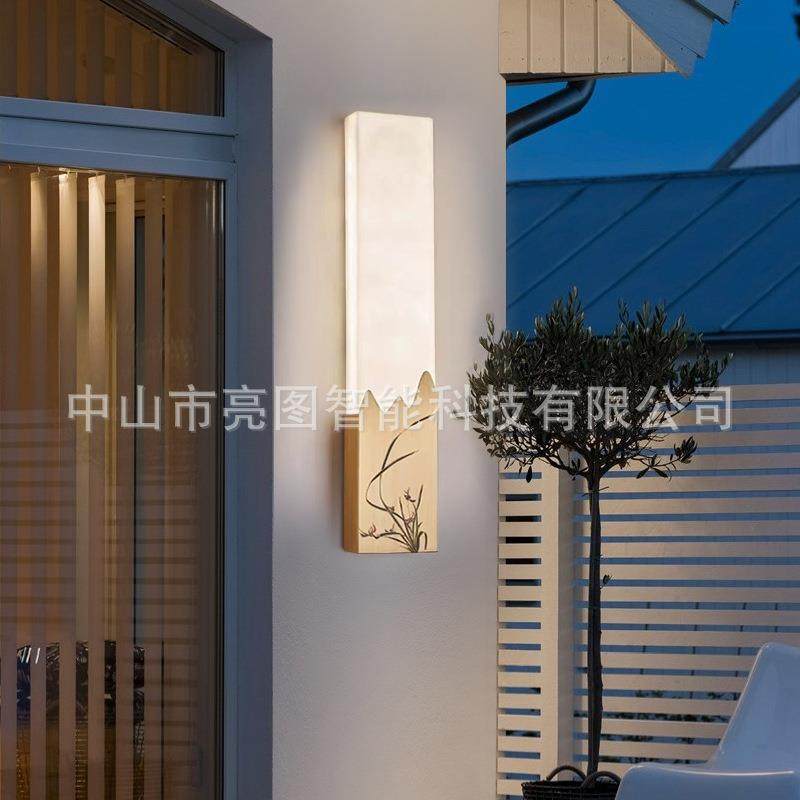 轻奢壁灯户外l部e景d防壁灯水酒店售外楼墙极简过道走廊灯创意观