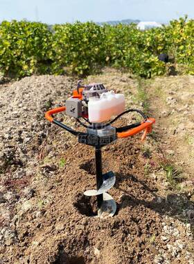 地钻挖坑机四冲程大功率农用打洞机大打棚种机植钻机WCV林业械桩