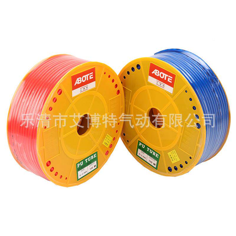 PU8276/8/10/12气管软00M聚气动管氨酯弹簧管气动空1压软管