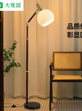 古复古客厅落地灯中风创意装饰沙发9旁书房66118卧室头柜床摇臂台