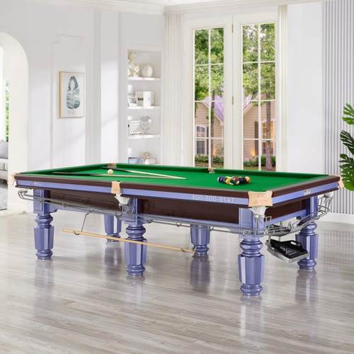 台球桌中式标准成人商用钢库美式标准型二合一钢库家用比赛黑八