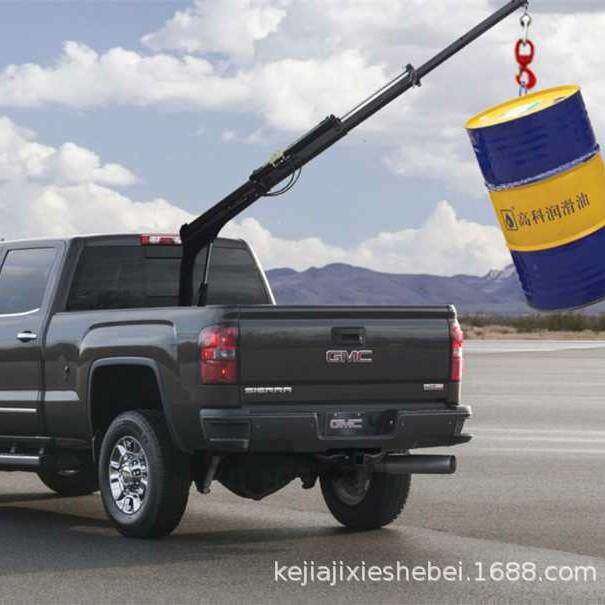 车载液压小吊机货车卡车伸缩臂起重机船用折臂吊机平台装卸货物