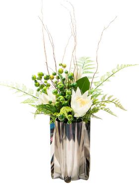 2023新欧式仿真花高端客厅餐桌花假60435花摆花摆件轻奢款花艺装