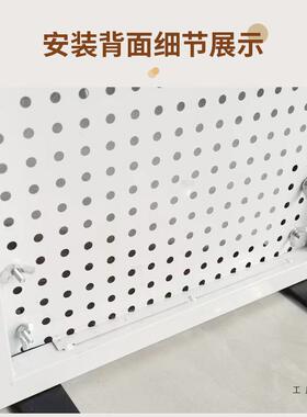 圆孔桌板面收洞洞置物生架办公F5M768M5桌挂钩整理收纳铁艺学电脑