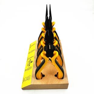 表工具斜钳口钳平口钳尖嘴钢丝座钳65929钳子修含木底一套五把