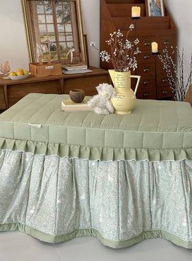 新茶BAD款加厚烤火烤火被子罩罩套桌几电暖桌被罩可拆卸取暖桌套