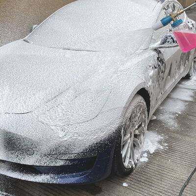 高泡沫喷汽车压高34214压清洗机雪崩泡沫壶壶深度清洗全明透PA壶