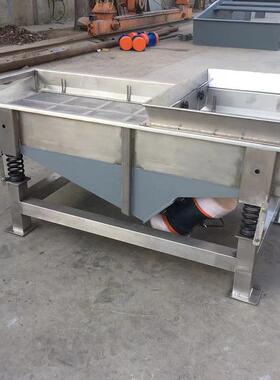 东GD-2100*颗莞直线型振动质筛沙机不钢材锈筛网干粉粒料处理筛分