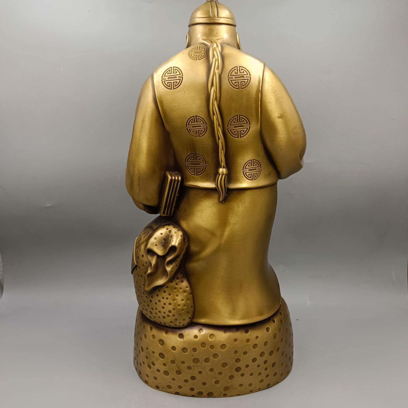 仿本一万利账房先MKL生古玩古铜收藏铜器摆件家居装饰工艺品