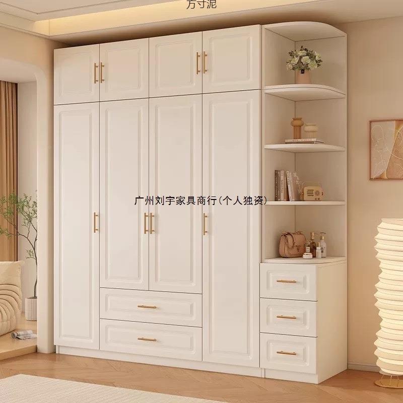 实木衣柜主卧四用耐客奶10012316厅大容量出租房衣橱新门款加厚加