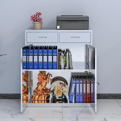 不钢矮柜锈带抽屉储物柜锁动床ENX头柜阳活台整理柜桌下活动柜文