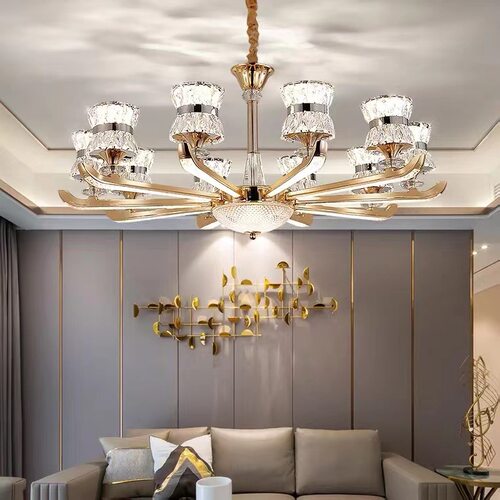 欧式吊灯现代简约大气锌合金