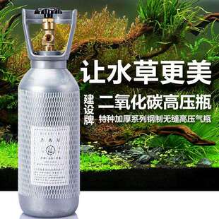 山东建设4L钢瓶水族二氧化碳钢瓶二氧化碳2L钢瓶草缸二氧化碳气瓶