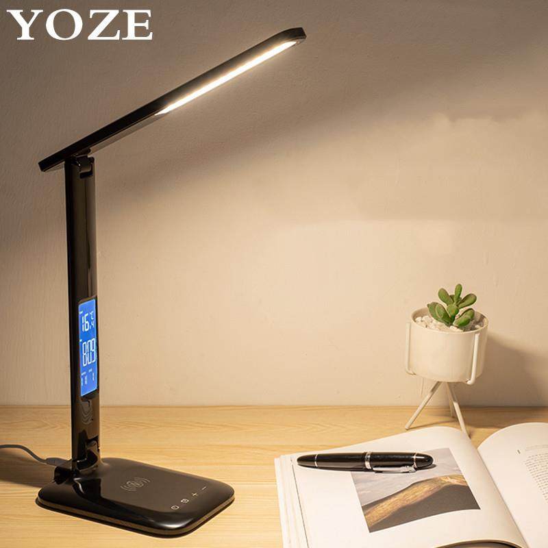 直供10瓦无线充电台灯新款二合一轻奢折叠台灯学习专用护眼灯床头