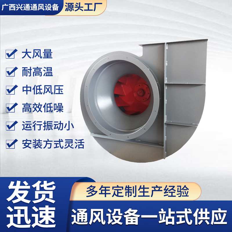 兴通离心风机xt-4-72碳钢耐高温大风量低噪工业排风扇图片
