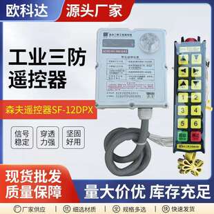 工业三防遥控器森夫遥控器SF-12DPX 隔尘不易腐蚀挡水隔油遥控器