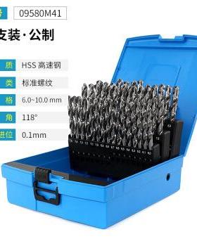 英国百事通PRESTO 高速钢HSS 直柄麻花钻 - 套装09580M41