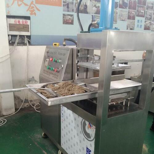 猫YHX粮机器半自动猫粮压机块机压力可调还生产 夹层产品一可多用