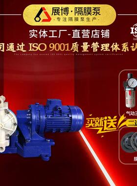DBY15电动隔膜泵超大流量PVDF全氟衬氟材质高压隔膜泵自吸水泵12
