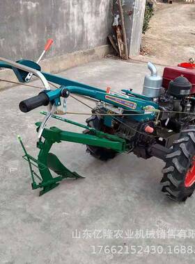 1马力手扶旋耕碎土水机单缸冷柴油YL-TLJ手扶拖拉机农用手5扶耙地