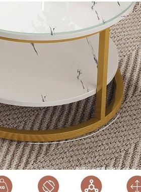 厂家客直轻销茶几家用厅代简约网红小桌子小现户型奢钢化玻M-7866