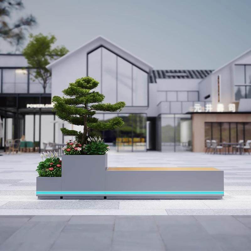 铁艺HIJ坐花箱合座商业街不锈钢花坛花槽广场树池组椅花架田凳园,电子元器件市场,其它元器件,淘宝优惠券,粉丝福利购,淘宝优惠卷