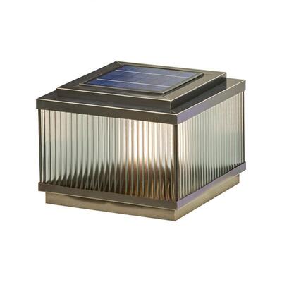 太阳能庭院灯全铜户外柱防水墅大门灯家用口花园子围墙WLD门别柱