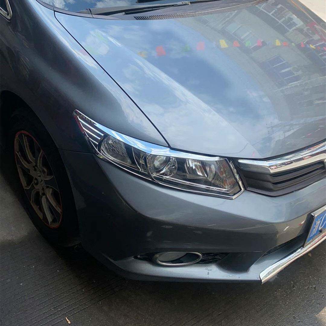 泰用于12-装15款九代思域大灯罩专尾欧灯罩亮条思域改前YEF后灯亮