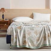 202新款 紧密纺竹纤冷维感竹纤维毯毯毛巾被薄被子MUD盖5毯