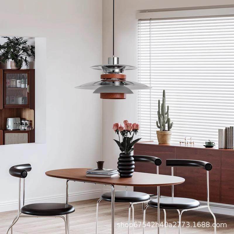 意极913简式厅PH5飞碟餐灯中吊古木纹餐桌小吊设计师创意岛台吧台,家装灯饰光源,智能吊灯,淘宝优惠券,粉丝福利购,淘宝优惠卷