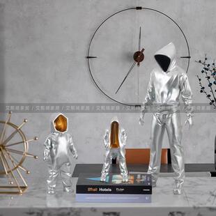 摆件5980简约现代雕客办室抽象艺术品酒柜公电厅视柜书柜书架塑装