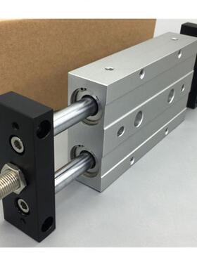 双轴双杆滑台气缸S5TMB101202*5动0X75X16SQB00可调行程双出气缸